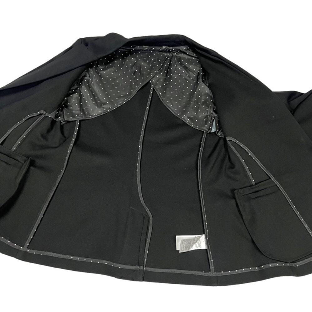 Gap Blazer Jacket Classic Solid Black Jack Single… - image 8